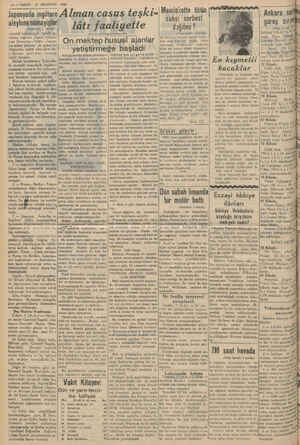     10 - VARIT 8 AĞUSTOS 1938 Japonyada ingiltere A Zman casus teşki aleyhine nümayişler| —— B (Baştaratı 1 incide) A ” BU...