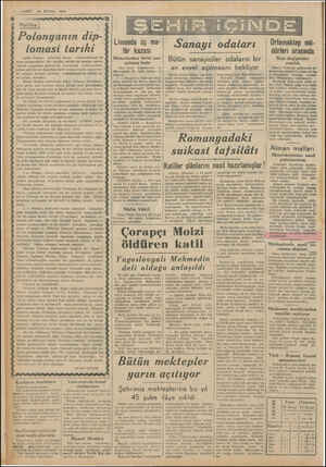  2 — VAKIT | Politika : 24 EYLÜL 1938 .-.—MI Polonyanın dip- lomasi Artık Polonya neferleri Alman tarihi erkânıharbiyesi ile