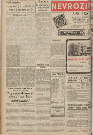        Tacih sayfaları: Finlândiya istiklâlini ' nasıl kazanmıştı ? 1918 Nisanında Alman yardımı ile hürriyete kavuşan...
