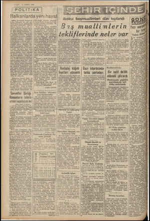  YAKIT 14 ŞUBAT 1940 |POLIİTİKA | Balkanlarda yeni hayat Balkan konseyinin vardığı ne. ticeler, Balkanları bir sulh mmn....