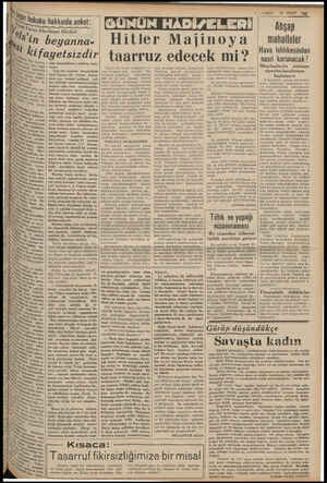  ı h e gll SA hukuku hakkında anket: — Y.'u , e| N Vi ç Z Abadanın fikirleri Sin beyanna- kifayetsizdir muyor, Ü ola, “İ8...