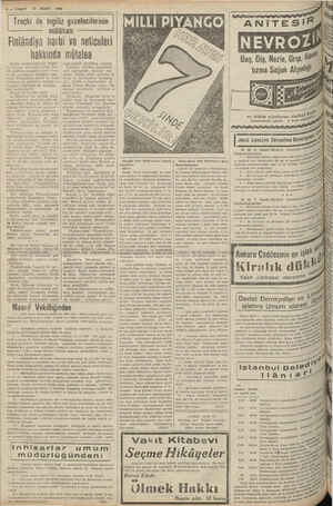    8S—-VAKIT 27 MART 1940 | Troçki ile İngiliz gazetecilerinin | mülâkalı ——— diya harbi ve neticeleri hakkında mütlalea izlii