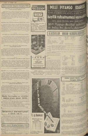  £ - VAKIT 10 NİSAN 1940 Müteahhit nam ve hesabına 40 ton Avrupa Lânters Pamuğu Alımacak KUT TT EA İ ll S O LA bir kayda Di