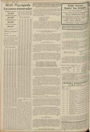       4—VAKIT 8 MAYIS 1940 Mitlt Piyangoda kazanan numaralar 80.000 lira kazanan 34.203 20.000 lira kazanan 20.687 15.000 lira