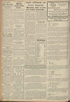    Bir Japon generali diyor ki: “Müttefikler sonunda muzaffer olacaktır,, Tokyo, 22 (A.A.) — Shinburn gazetesinin askeri mu.