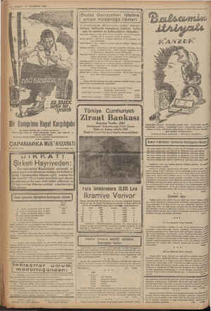    4-—VAKIT 17 HAZİRAN 1940 Devlet Denizyollari işletme umum müdürlüğü ilânları 14 fiazirancan Zâ hmazırana kader muüntelii