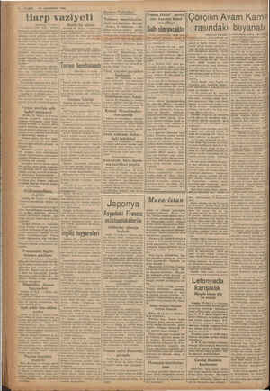  . K * 2—VAKM 19 HAZIRAN 1940 renann (#Fransa Hitler' şartla- ' Ankara Haberleri: | rını kayıtsız kabul Yabancı memleketler- |
