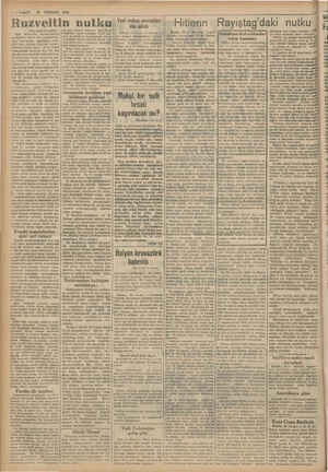    2-—VAKIT 20 TEMMUZ Ruzveltin nutku (Baş tarafı 1 tnclde) 1938 senesinde müntehiplerim larafından ikinci bir cumhurriya....