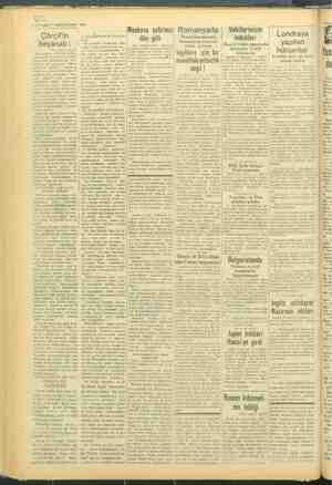    O geniebir Bi em L N u 4 — VABIT 9 BİRİNCİTEŞRİN İ Çörçil'in beyanatı : (Baş tarafı 1 incide) Almanların yüzlerce mikta.