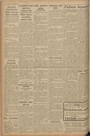    4 — VAKIF 20 ŞUBAT 1941 Hariciye Vekilimizle Bulgar Hariciye Nazırı arasında Telgraflar teati olundu ingiliz gazeteleri...