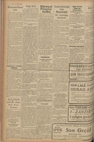    1 — VARIT 15 MART 18941 ————— ———— m” Almanyanın Balkan ân 15 (44) — Röyter: Alam talepleri hakkında o Yugoa Wyanin bir...