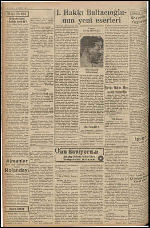  LELE EE gi BE ML İİ LL LE FN, bizi — LEE EREM : — vARII 25 MART 1941 Radyo üazeles. Mücale.enin irk ğı nerede? lam nede dünya