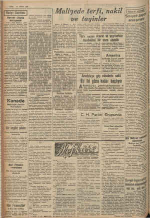     J — VARPI 16 NİSAN 1941 © Radyo Gazetesi Sovyet - Japon Ottava, 15 (A.A) Kanada mühimmat nazırı ere, beyanatta f Oylunarak