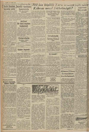  | Radyo Gazetesi | Z — VAKIT 29 MAYISŞ 1941 Ruzveltin nutku Bugünün en ebemmiyelli — hâdisesi Ruzvellin nutkudur. Bu nutuk