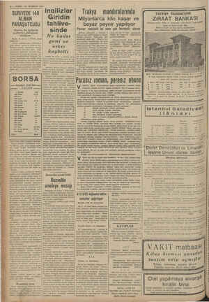    6—VAKRIT il HAZİRAN 1847 SURİYEDE 140 ALMAN PARAŞÜTCÜSÜ Berlin, bu haberin uydurma .olduı'unu söylüyor Berlin, 10 (ALAL) —