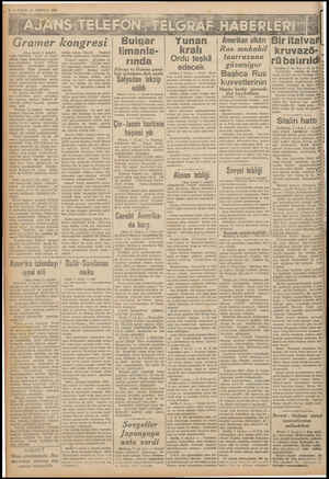  € — VAKIT 8 TEMMUZ 1941 — Gramer (Bas tarafı 1 incide) duğu kaideleri tayin ve tesbit etmek üzere komisyonun topları D miş