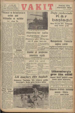    14 Eylül 1942 e :25 # SAYI: el e >ayısı an ; Ankara G. Vakıt Y öee e (24370), Yazı Gia ielg: Tsi Vakıt.Posta kutusu: 48...