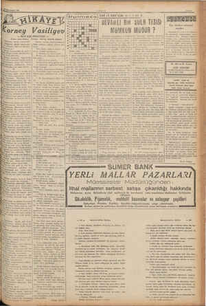  ! '—ııı—-ıuı İi ÇİKÂYER - 9rney — RUS AŞK Yuzani Leot Telstoy '-'-ıımı dünkü sayımızda) 1 dünkü sayımızda/ Fedoşka! Gene ne