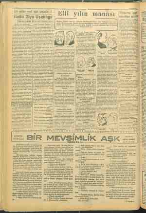    Re Eli yıldan evvel yazı yazanlar: 4 Halid Ziya Uşaklıgil vas Elli .* yılın manâsı 10 Şubat 1948, Fransanm işgal masrafları