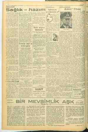  ya m ve | a a m kr yaram me mma m e a - em iğ 5 SIHHAT VE ILIM: — Mi |İGÜNÜN ADAMLARI: Sağlık vw ve nazım Kadınlarımız :...