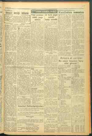  30 NİSAN 1943 POLİTİKA; — KA: verdiği Cümhurreisj Londra radyosunda “Macari ristan her vasıta; meyi müttefiklerle ği bem...