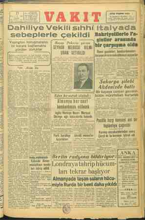       # MAYIS 1942). CUMA YIL: 26“SAYI: 9072 Dahiliye Telefon Her gün 6 sayfa, Seyısı Heryerde 5 Kuruş A Ankara cad,...