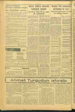    DUŞUNDUKÇE: Ekmek indikten ve şe- ker düştükten sonra... İYASA kodamanlarının, dillerine man kendilerin: doladıkları bir