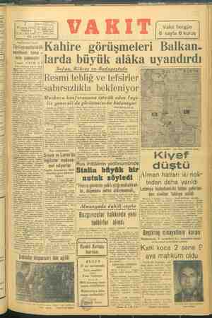    RE kabi" 00 gi ( va VAKİT Yarda Y are €Yİ Ankara cad, Il: teşri 94 Posta Kutusu: ist / şrin 1943İ ri, VAKIT ie (24370 m...