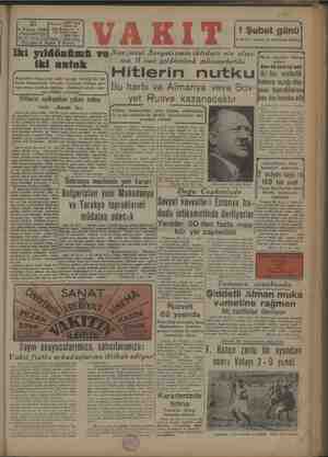    e, 3l 1944 2. Kânun PAZARTE, lke 2 © SAYI: söz iki yıldönümü vg Nas;onal Sosyalizmin idam ele alışı- nın İl inci yıldönümü