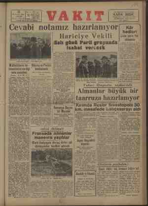    F NİSAN 1944 Idarc "Tae YAKIT il “24370 (İdare YIL: 27 * SAYI: 9397İ Telefon | 21413 (Yazı) Fiyatı ilâve ile Cevabi notamız