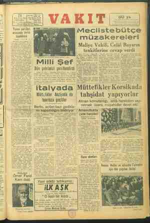    e 24 VAKII Yar Idare evi) MAYIS 1944| Posta Kutusu Kapa bm Dae Telg . VAKİT | bel 70 (idare Yunan partileri Ba arasında...