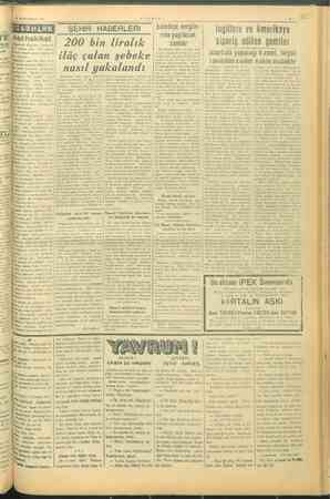    2 Birincikânun 194, —VAKIT- 5 eg BAKIR ŞEHİR HABERLERİ | Deledye vergi, ingiltere ve Amerikaya rine yapılacak a Ke 200 bin