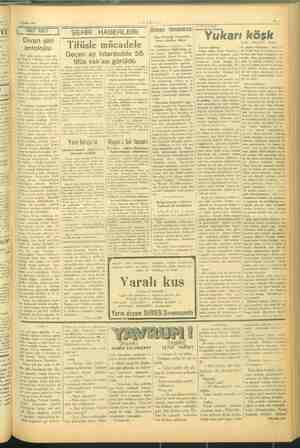  bat 154 ei TE | — ıbal i8ii u ünü Gö Bebek oğdu. feri na kal rpa$ö i tren ye ere teğ 5 Şubat 1945 -—VAKIT— arar ŞEHİR...