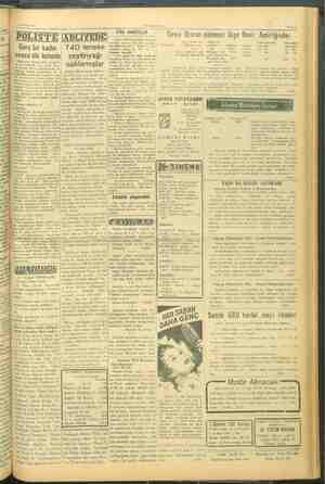  “2 Nisan 1943 - “VAKİT — i z — İ POLİSTE (ADLİYEDE| in Devle' ein işletmesi Biya Revir Amirliğinden ; ocuklu aile, Açık...