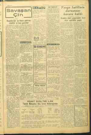    ad ni ) 2 Mayıs 1945 «VAKIT— “KISA HABERLER | ofisi, ellerindeki Savaşan a Dn ; İ M ——. Yenge katilinin duruşması karara