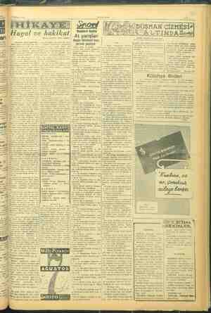  “5 Ağustos 1945 el ve hakikat Yazan: CEYHUN ATUF KANSU Bek yi ie bu İ ceye baxtım iitir. işitmez Mebrur e idi. eline di...