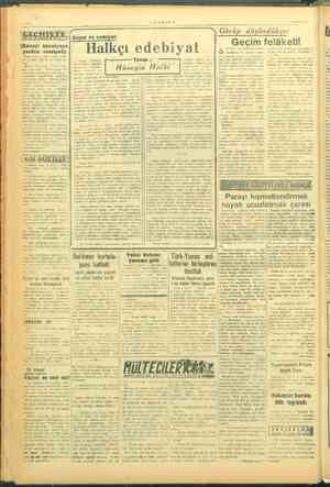    yardımı Gazetemizin Ankara hu; şubat 1925 uvayi havaiyeye yeti) | -—VAEKIT-— T yrur vs) Hayat ve cemiyet: yem edebiyat |