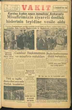    Ankara cad. $ldare evil YAKIP Yurdu EYLUL 1945 i Posta Kutusu: İst, 4€ SALI $ Tele VAKIT İstanbul L: 28 * SAYI: 9035j...