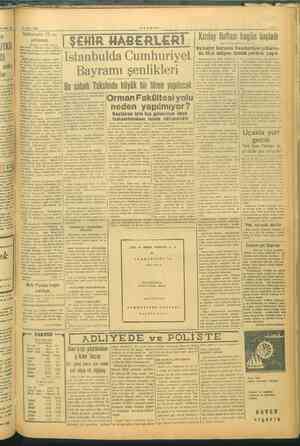    20 Ekim 1945 —VAKIT— —3— 2 Cumhuriyetin 22 nci 1 (ŞEHİR HABERLERİ Kızılay Haftası bugün başladı le vardır. Milletler arası