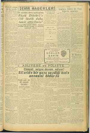    31 Ocak 1948 -VAKIT-— istanbulda çalışma deşk. lat. kuru. du çe visar . el or JBir yandan dava açılmışken| Çalışma...