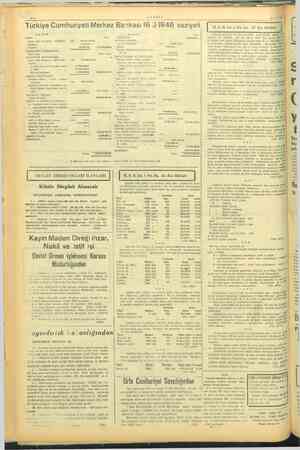    Ge —VAKIT- ürkiye Cumhuriyeti Merkez Bankası 16 3-1946 iyeti Türkiye Cumhuriyeti Merkez Bankası vaziyeti | mswist.2N0.Sa AL