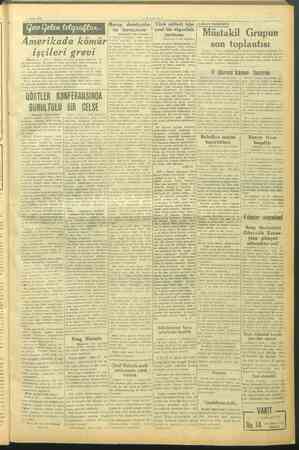    e in 9 vfayıs 1946 Amerikada kömür işçileri grevi 'aşington, 4 (AP) — por yayınlamış Başkan Truman, bu gece, resmi bir PE