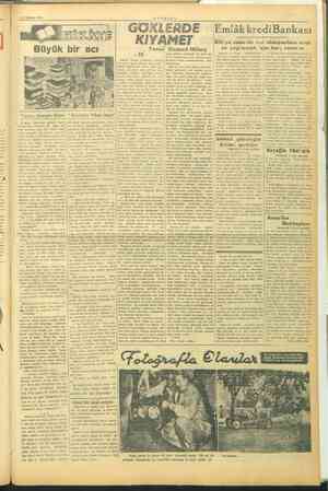    - 13 Haziran 1946 —VAKIT— GÖXKLERDE İEmlâkkrediBankası KIYAMET El yıl vade ile evi olmiyanlara ucuz Yazan Riçhard Hillary