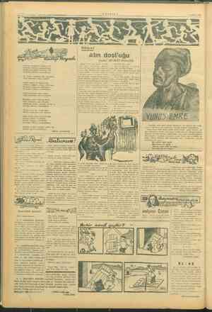    Te VB EIT 31 Ağustos 1946 —— — Atın dostluğu Yazan: ŞEVKET BILGISEL Göçeri iha harbi içinde  memle | “— zir Şevki bey....