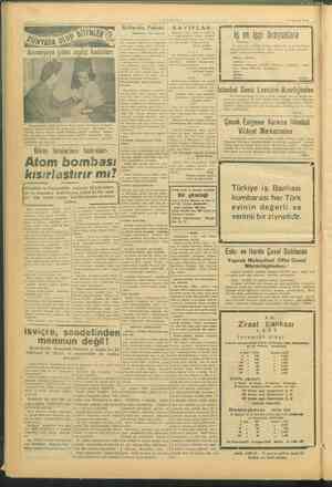    —Yekır— 7 Ağustos 1946 AR ve deniz iğ: onağun , Adliyede, Poliste | 'K AYIPL fi 2 inci sayfada) | Marmara bölge liman leri