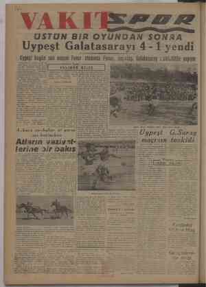    IU, USTUN BiR OYUNDAN SONRA | “ Uypeşt Galatasarayı 4-1yendi bugün son maçını Fener stadında Fener, Galatasaray «...