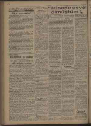    “GÖRÜP DÜŞÜNDÜK Ek Fikir kanserleri vaz” . * 4 28 Aralık 1948. çu Çap Pairge me Emi Eye sene evveli KADIKOYUNDE BiR CİNAYET
