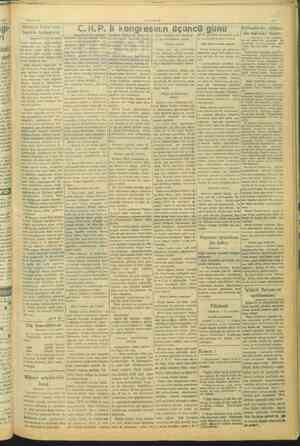    5 Şubat 1947 —YVAKIT- .ö—- C.H.P. ii kongı esin.n içene kan ve mr »nların aldıkları ders Ücretleri heme 5 Çünkü | ain de