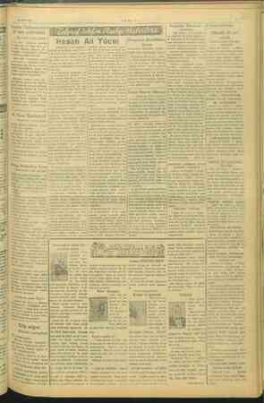     28 Şubat 1947 e i Bugün Halkevlerinin! 15 inci yıldönümü (Baş tarafı 1 inci sayfada) ara ilâveten ik ğe daha ; Bay beş...