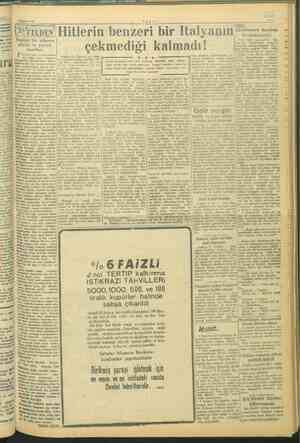  aa“. — ama” e. â $ Haziran 194) YABIT- — Vernon Hitlerin benzeri bir Italyamıi Meşhur bir adamın . çekmediği kalmadı! ke 4